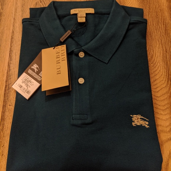 burberry brit long sleeve polo